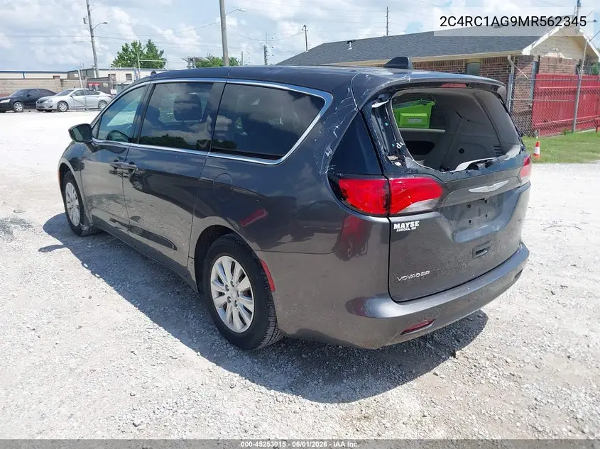 2021 Chrysler Voyager L VIN: 2C4RC1AG9MR562345 Lot: 45253015