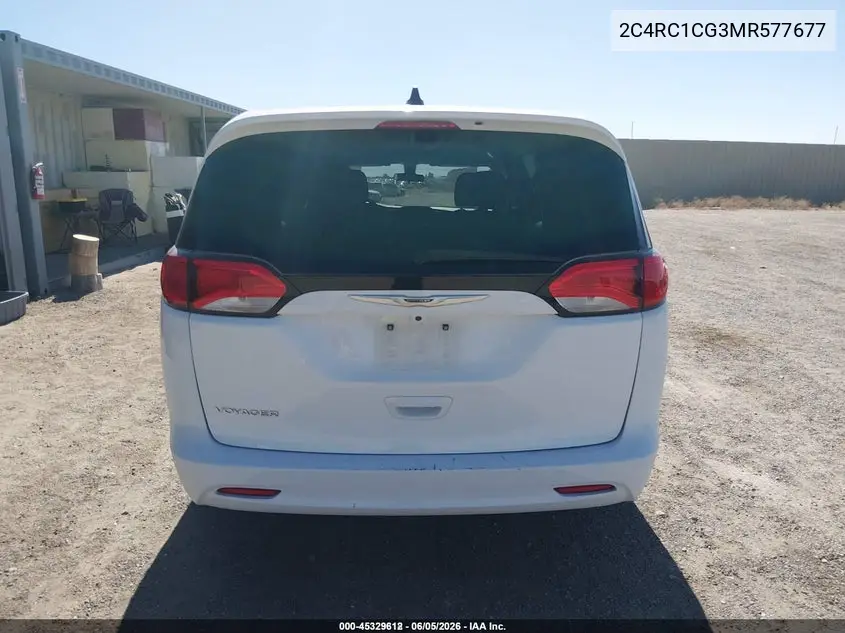 2021 Chrysler Voyager Lx VIN: 2C4RC1CG3MR577677 Lot: 45329612
