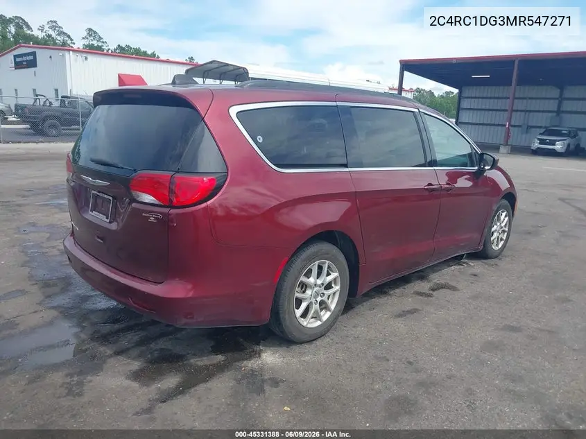 2021 Chrysler Voyager Lxi VIN: 2C4RC1DG3MR547271 Lot: 45331388