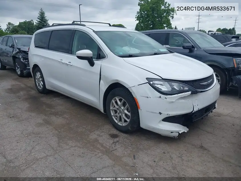 2021 Chrysler Voyager Lxi VIN: 2C4RC1DG4MR533671 Lot: 45340211
