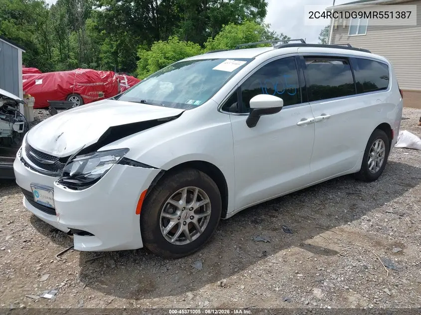 2021 Chrysler Voyager Lxi VIN: 2C4RC1DG9MR551387 Lot: 45371005