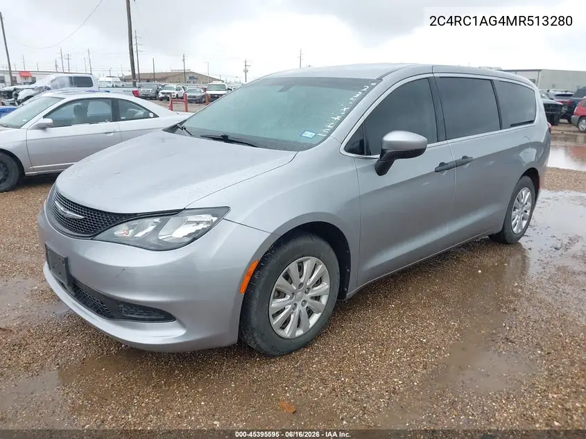 2021 Chrysler Voyager L VIN: 2C4RC1AG4MR513280 Lot: 45395595