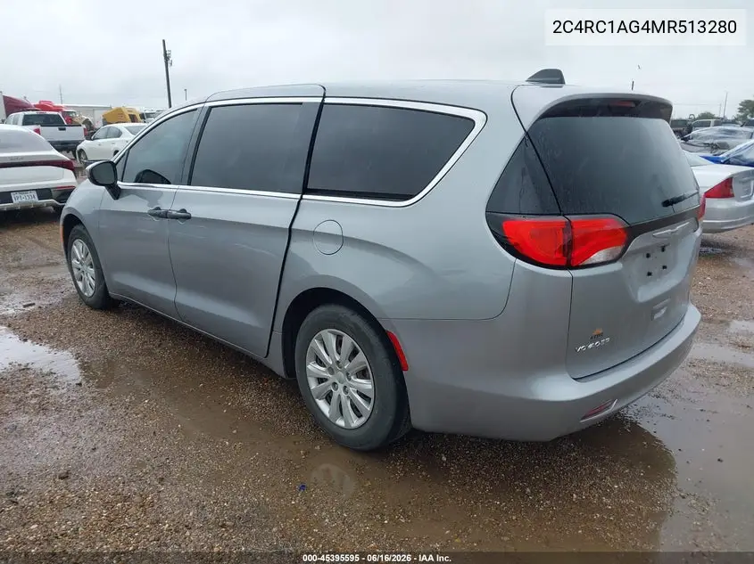 2021 Chrysler Voyager L VIN: 2C4RC1AG4MR513280 Lot: 45395595