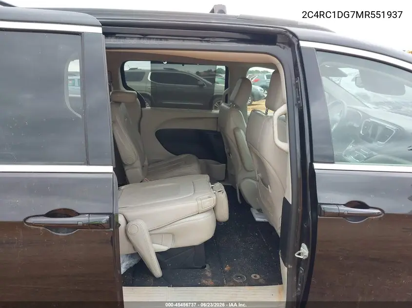2021 Chrysler Voyager Lxi VIN: 2C4RC1DG7MR551937 Lot: 45456737