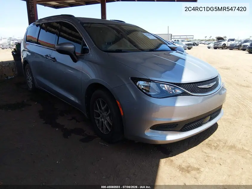 2021 Chrysler Voyager Lxi VIN: 2C4RC1DG5MR547420 Lot: 45560503