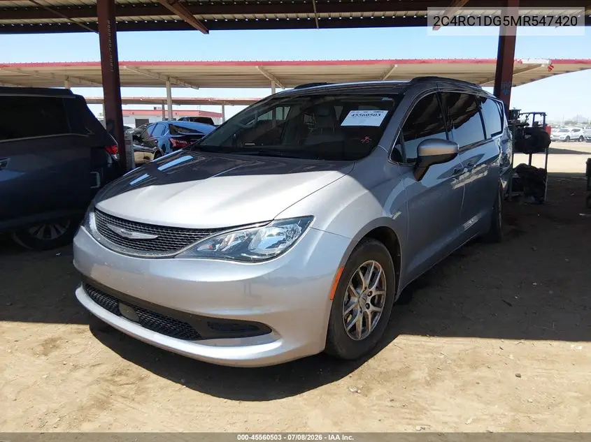 2021 Chrysler Voyager Lxi VIN: 2C4RC1DG5MR547420 Lot: 45560503