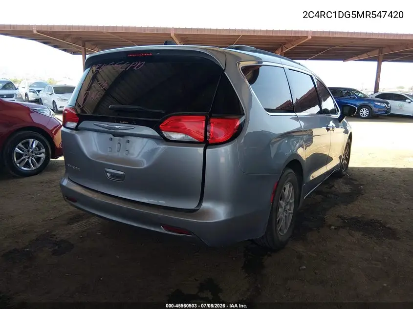 2021 Chrysler Voyager Lxi VIN: 2C4RC1DG5MR547420 Lot: 45560503