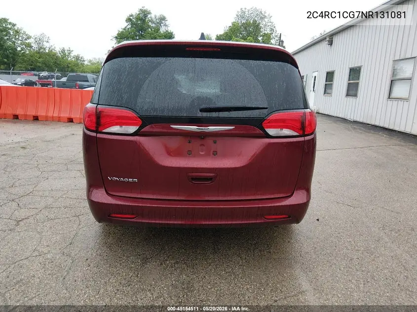2022 Chrysler Voyager Lx VIN: 2C4RC1CG7NR131081 Lot: 45154511