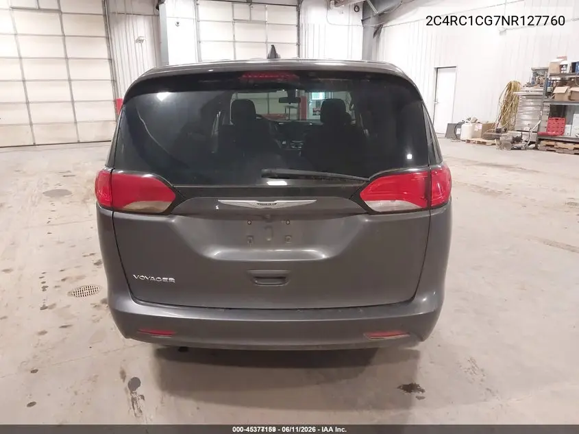 2022 Chrysler Voyager Lx VIN: 2C4RC1CG7NR127760 Lot: 45377159