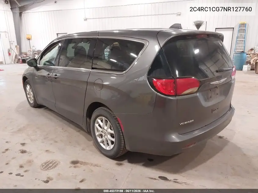 2022 Chrysler Voyager Lx VIN: 2C4RC1CG7NR127760 Lot: 45377159
