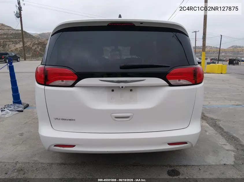 2022 Chrysler Voyager Lx VIN: 2C4RC1CG2NR127875 Lot: 45381888