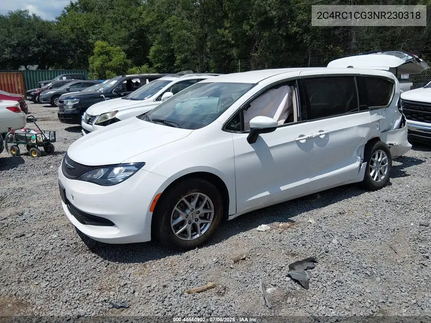 2022 Chrysler Voyager Lx VIN: 2C4RC1CG3NR230318 Lot: 45560902