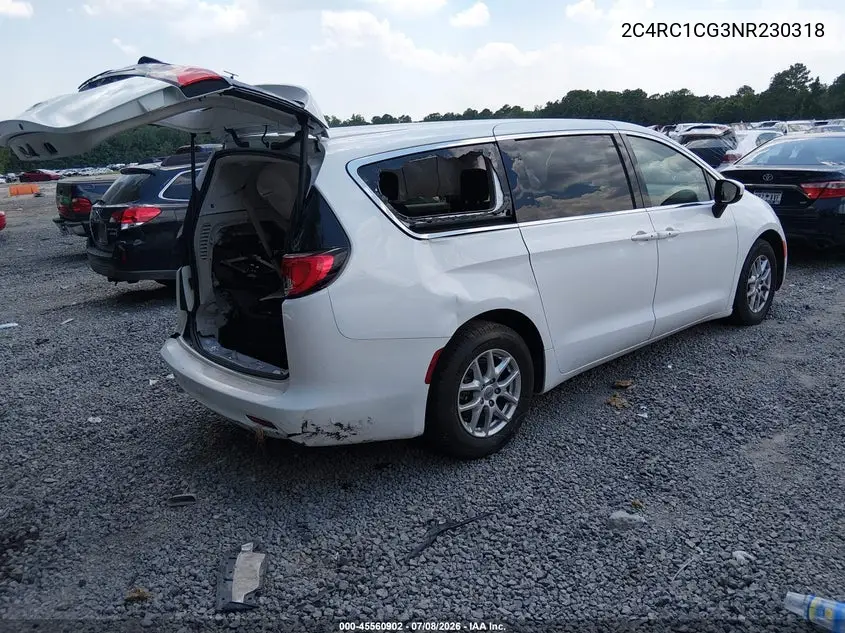 2022 Chrysler Voyager Lx VIN: 2C4RC1CG3NR230318 Lot: 45560902
