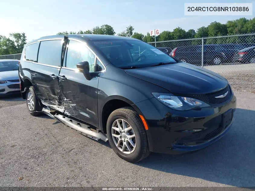2022 Chrysler Voyager Lx VIN: 2C4RC1CG8NR103886 Lot: 45581419