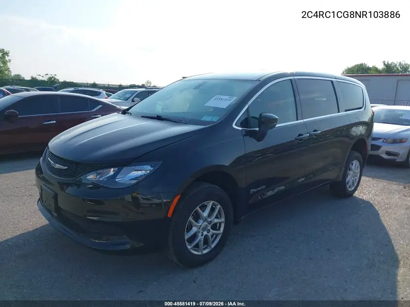 2022 Chrysler Voyager Lx VIN: 2C4RC1CG8NR103886 Lot: 45581419