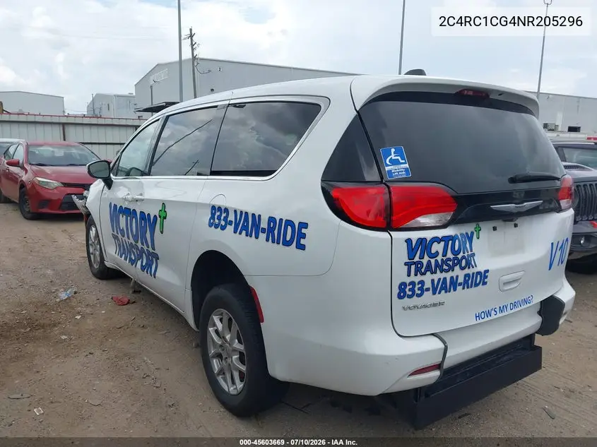 2022 Chrysler Voyager Lx VIN: 2C4RC1CG4NR205296 Lot: 45603669