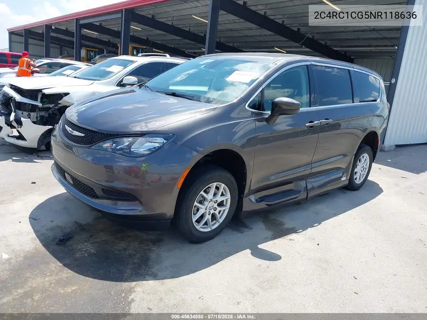 2022 Chrysler Voyager Lx VIN: 2C4RC1CG5NR118636 Lot: 45634550