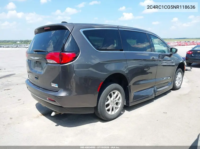 2022 Chrysler Voyager Lx VIN: 2C4RC1CG5NR118636 Lot: 45634550