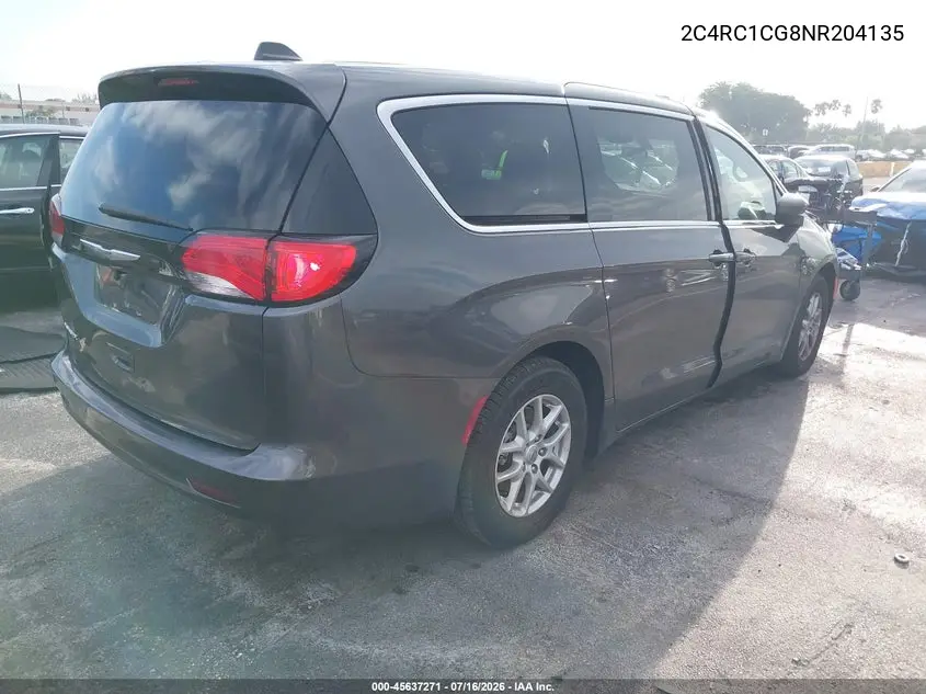 2022 Chrysler Voyager Lx VIN: 2C4RC1CG8NR204135 Lot: 45637271