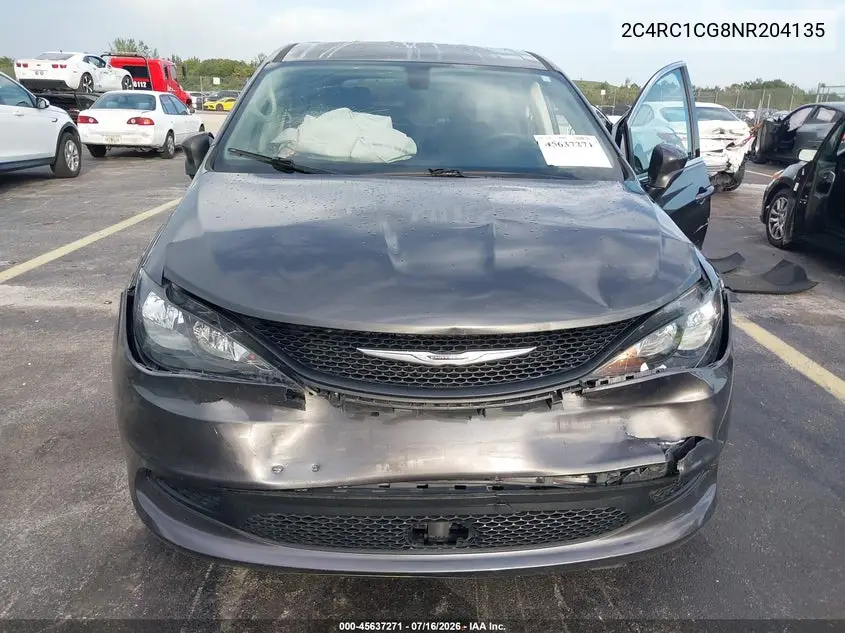 2022 Chrysler Voyager Lx VIN: 2C4RC1CG8NR204135 Lot: 45637271