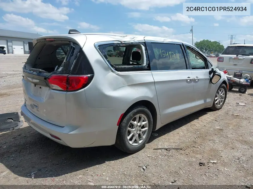 2023 Chrysler Voyager Lx VIN: 2C4RC1CG1PR524934 Lot: 45487618