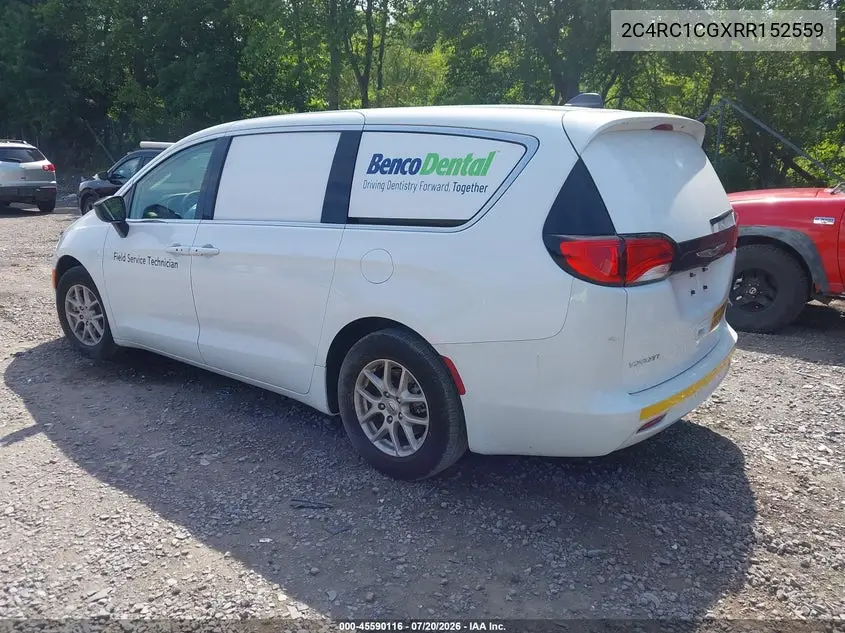 2024 Chrysler Voyager Lx VIN: 2C4RC1CGXRR152559 Lot: 45590116