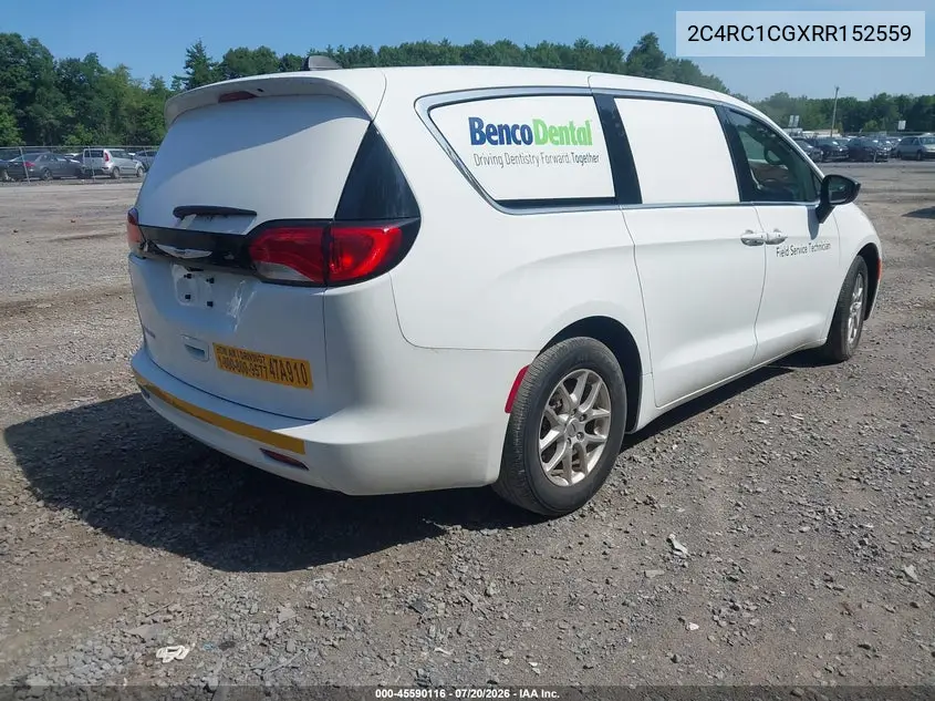 2024 Chrysler Voyager Lx VIN: 2C4RC1CGXRR152559 Lot: 45590116