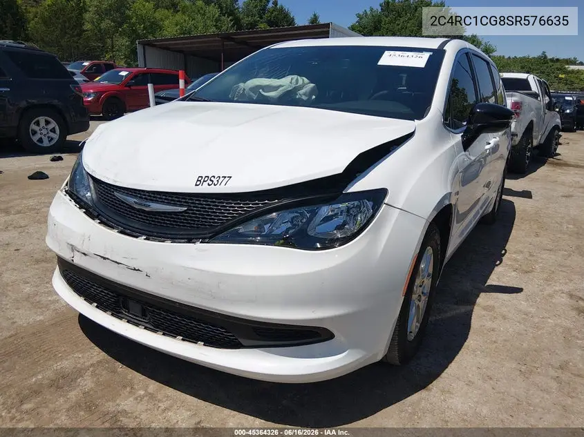 2025 Chrysler Voyager Lx VIN: 2C4RC1CG8SR576635 Lot: 45364326