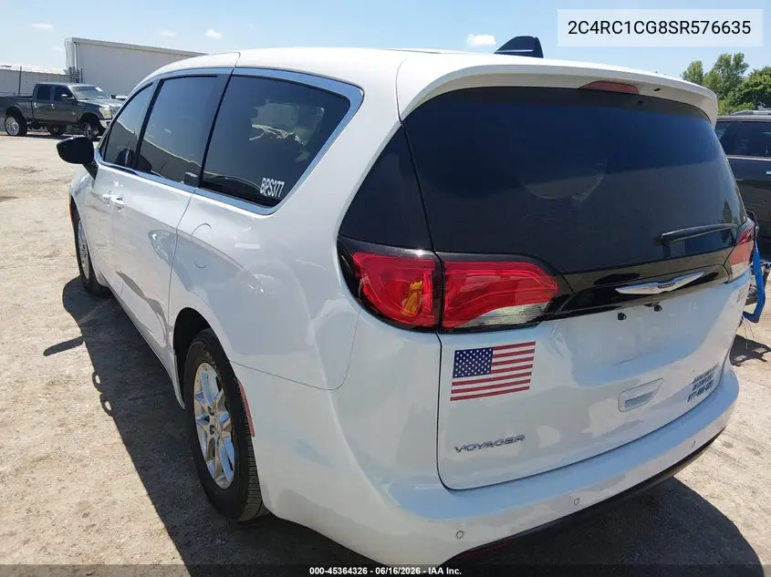 2025 Chrysler Voyager Lx VIN: 2C4RC1CG8SR576635 Lot: 45364326
