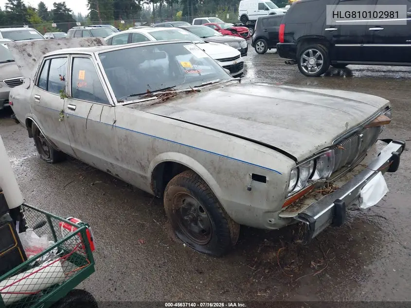 1977 Datsun 810 VIN: HLG810102981 Lot: 45637140