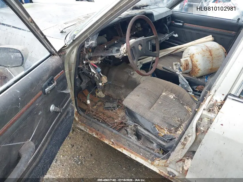1977 Datsun 810 VIN: HLG810102981 Lot: 45637140