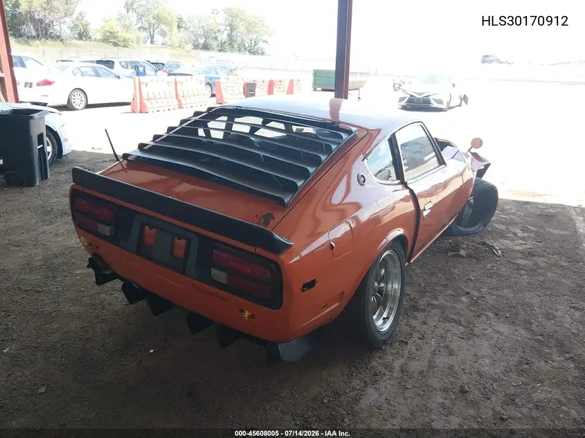 1973 Datsun 240Z VIN: HLS30170912 Lot: 45608005