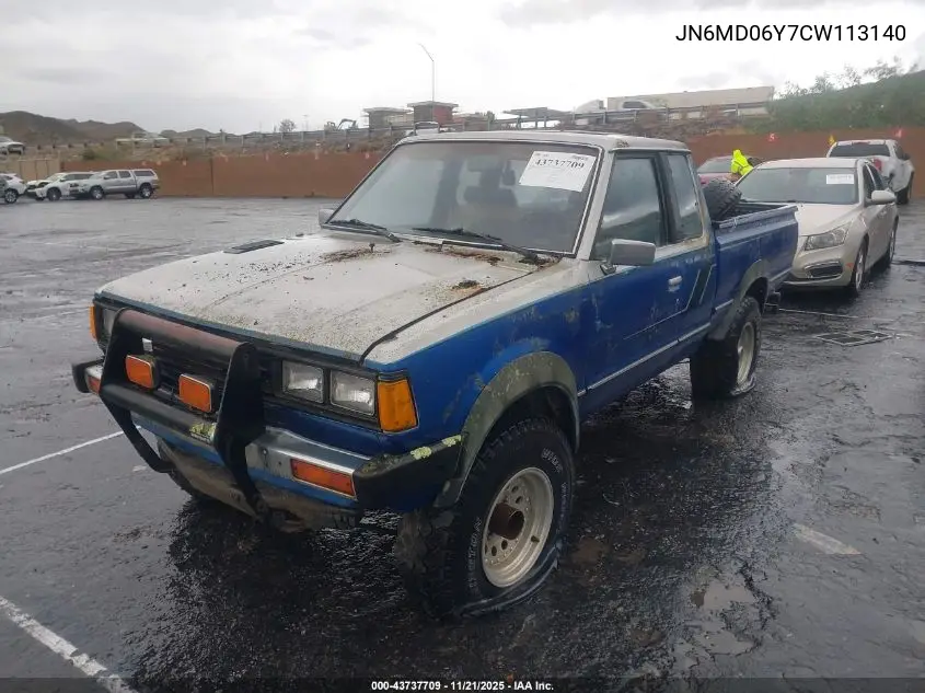 1982 Datsun 720 King Cab VIN: JN6MD06Y7CW113140 Lot: 43737709