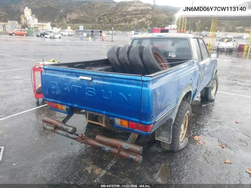 1982 Datsun 720 King Cab VIN: JN6MD06Y7CW113140 Lot: 43737709