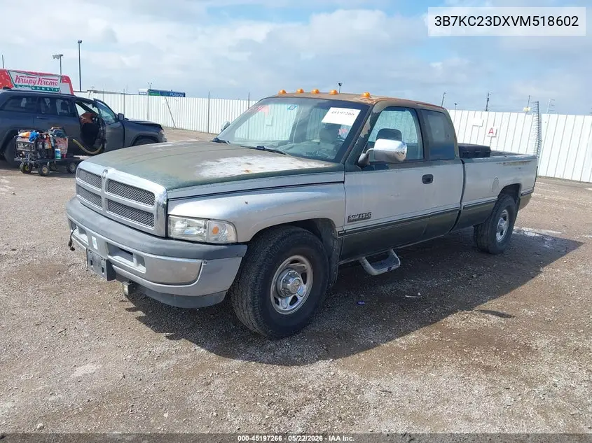 1997 Dodge Ram 2500 St VIN: 3B7KC23DXVM518602 Lot: 45197266