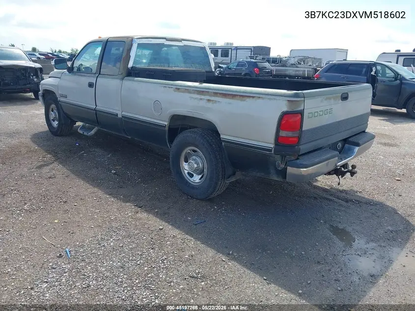 1997 Dodge Ram 2500 St VIN: 3B7KC23DXVM518602 Lot: 45197266