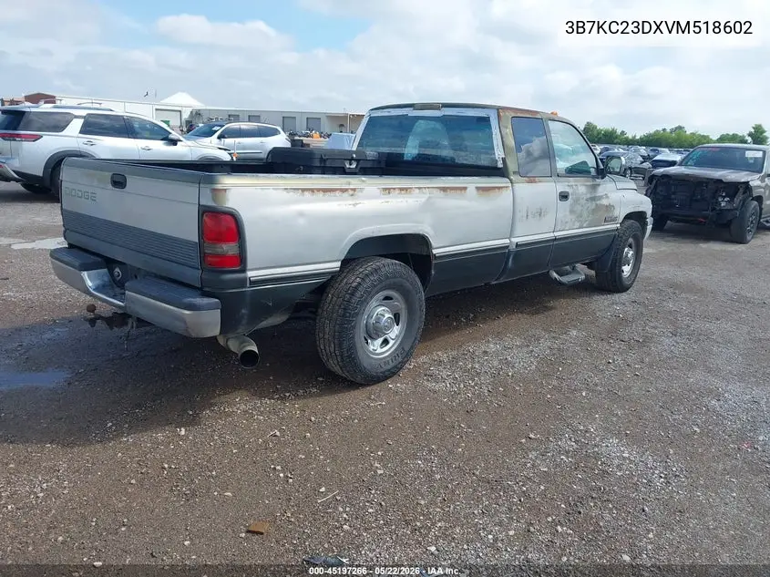 1997 Dodge Ram 2500 St VIN: 3B7KC23DXVM518602 Lot: 45197266