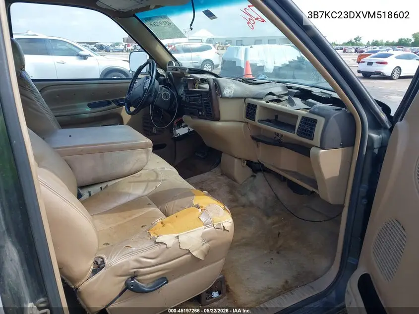 1997 Dodge Ram 2500 St VIN: 3B7KC23DXVM518602 Lot: 45197266