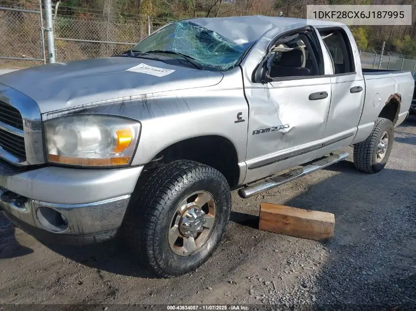 1D7KS28CX6J187995 2006 Dodge Ram 2500 Slt/Trx4 Off Road/Sport/Power Wagon