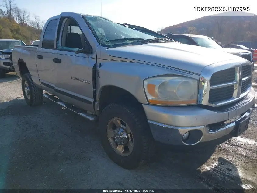 1D7KS28CX6J187995 2006 Dodge Ram 2500 Slt/Trx4 Off Road/Sport/Power Wagon