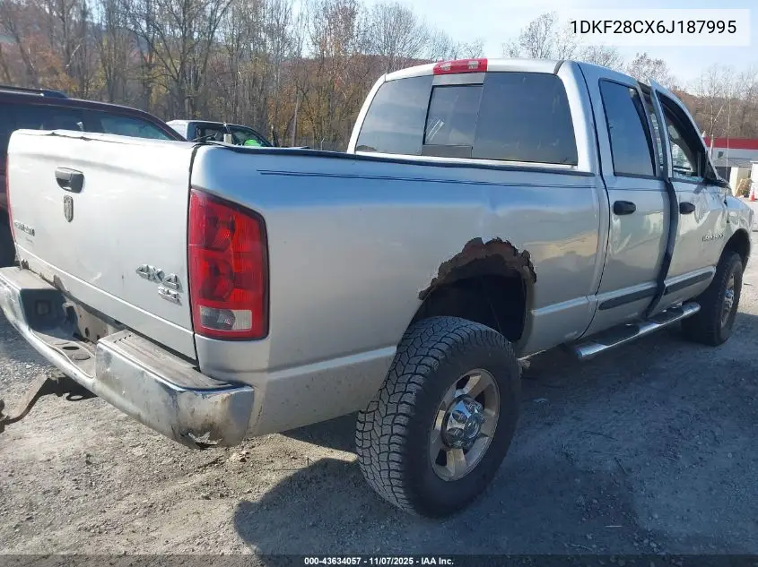 1D7KS28CX6J187995 2006 Dodge Ram 2500 Slt/Trx4 Off Road/Sport/Power Wagon