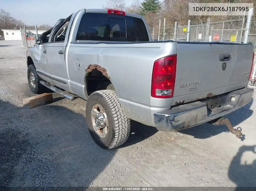 1D7KS28CX6J187995 2006 Dodge Ram 2500 Slt/Trx4 Off Road/Sport/Power Wagon
