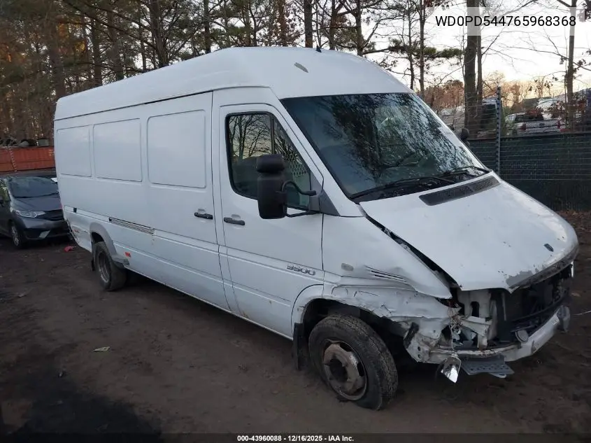 2006 Dodge Sprinter Van 3500 Shc VIN: WD0PD544765968368 Lot: 43960088
