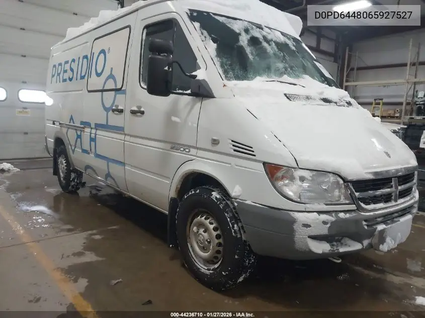 2006 Dodge Sprinter 2500 VIN: WD0PD644865927527 Lot: 44236710