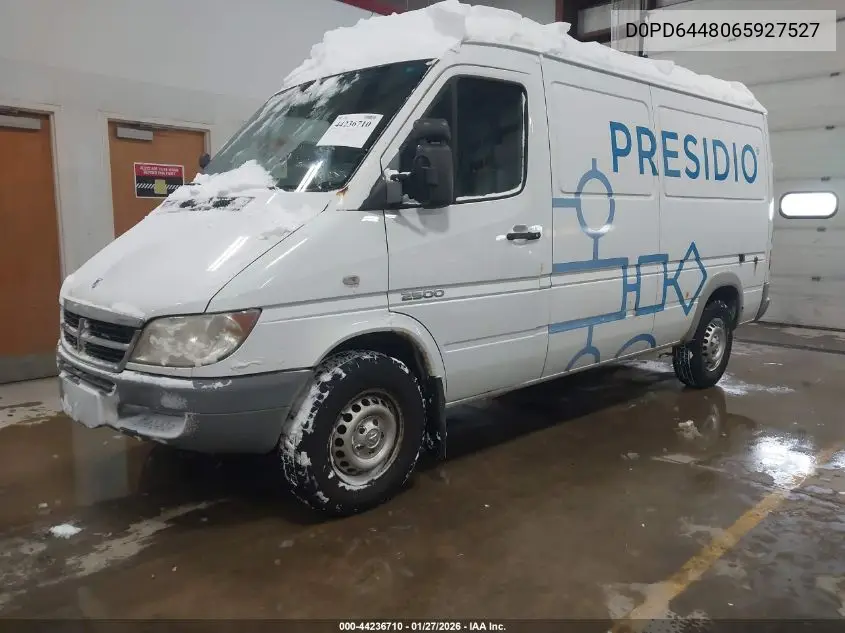 2006 Dodge Sprinter 2500 VIN: WD0PD644865927527 Lot: 44236710