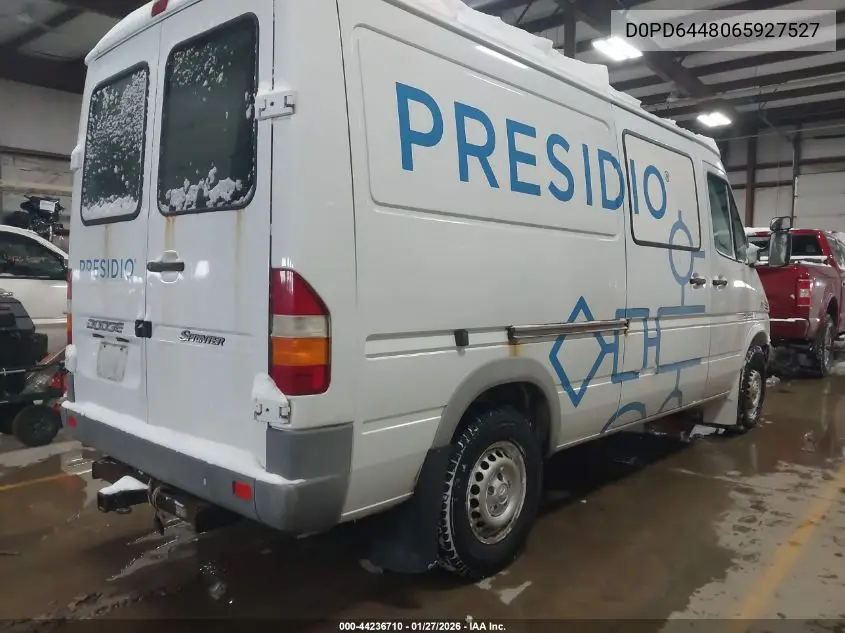 2006 Dodge Sprinter 2500 VIN: WD0PD644865927527 Lot: 44236710