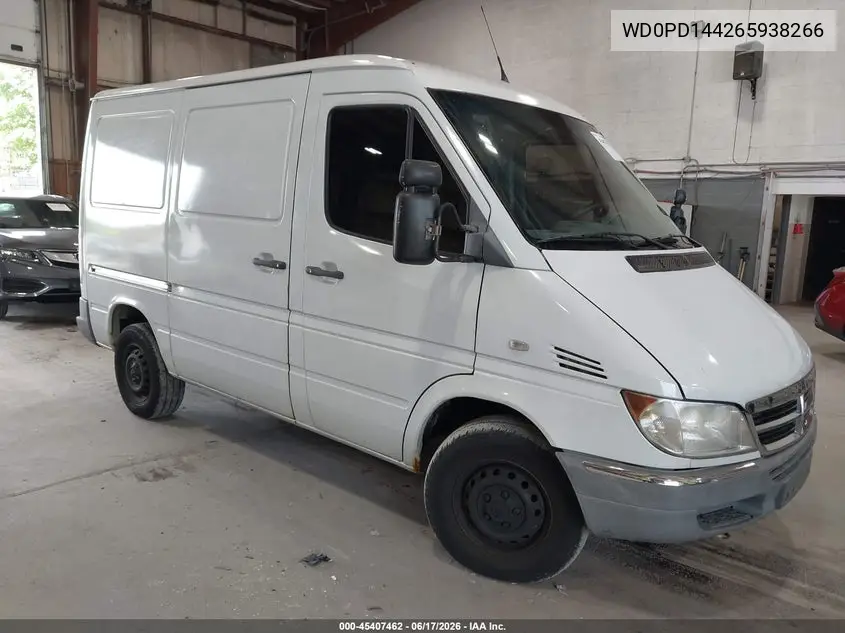2006 Dodge Sprinter Van 2500 Hc VIN: WD0PD144265938266 Lot: 45407462
