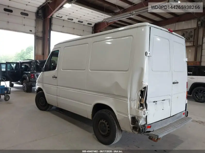 2006 Dodge Sprinter Van 2500 Hc VIN: WD0PD144265938266 Lot: 45407462