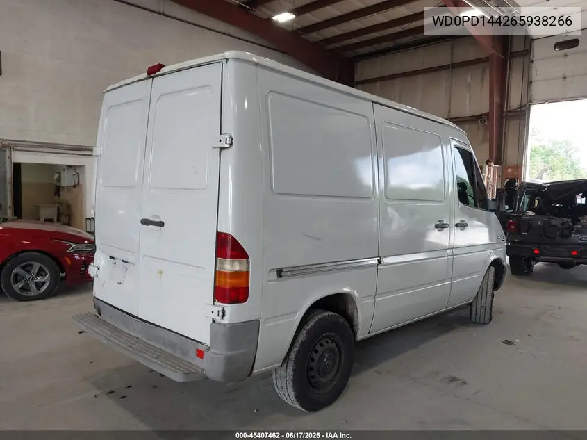 2006 Dodge Sprinter Van 2500 Hc VIN: WD0PD144265938266 Lot: 45407462