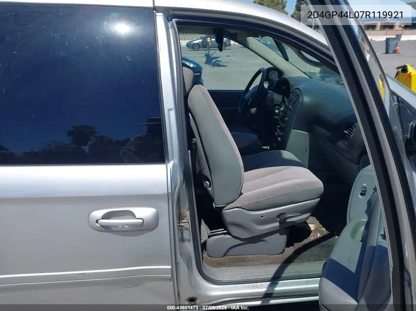 2007 Dodge Grand Caravan Sxt VIN: 2D4GP44L07R119921 Lot: 45601473
